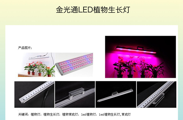 金光通LED植物生長燈